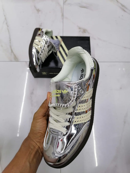 Adidas Wales Bonner x Samba 'Silver Metallic'