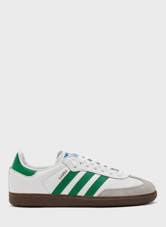 Adidas Samba White/ Green