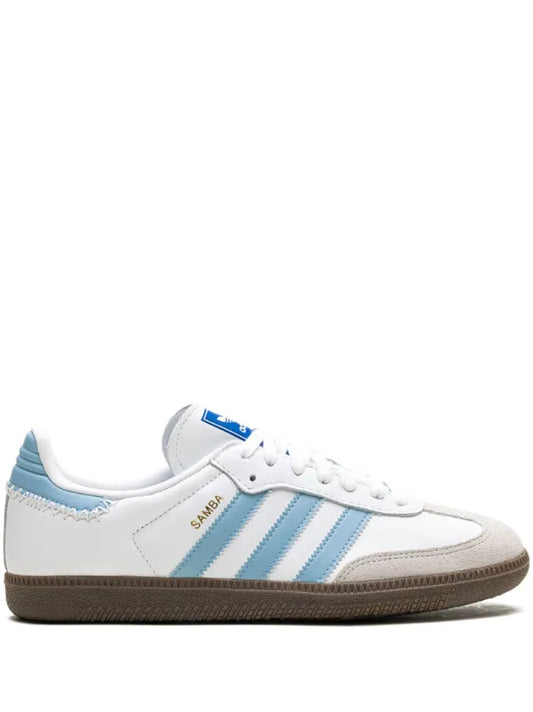 Adidas Samba White/ Blue