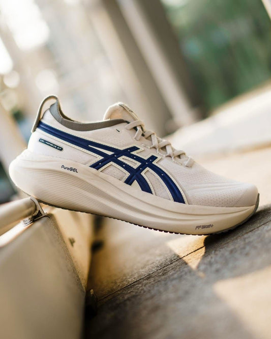 ASICS GEL-NIMBUS 27 ATC ‘BIRCH/INDIGO BLUE’