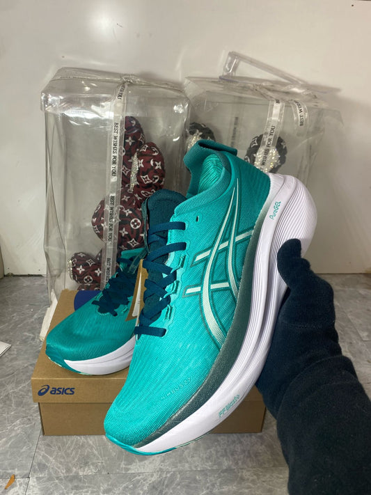 ASICS GEL-NIMBUS 27 ‘WAVE TEAL/SAXON GREEN’