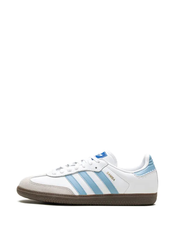 Adidas Samba White/ Blue