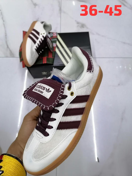 Adidas x Wales Bonner Samba White/Burgundy