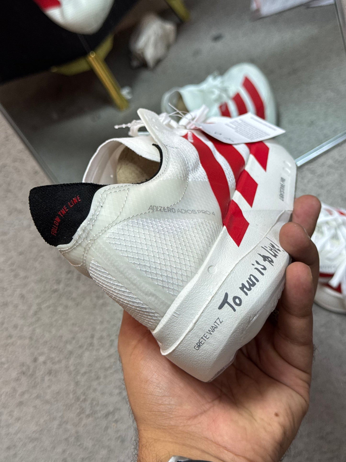 Adidas ADIZERO EVO SL White / Red