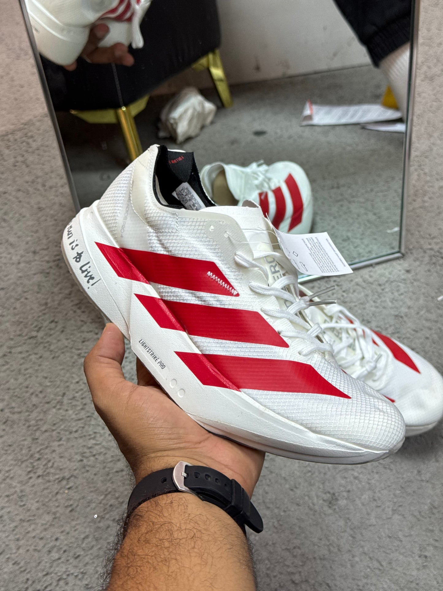 Adidas ADIZERO EVO SL White / Red