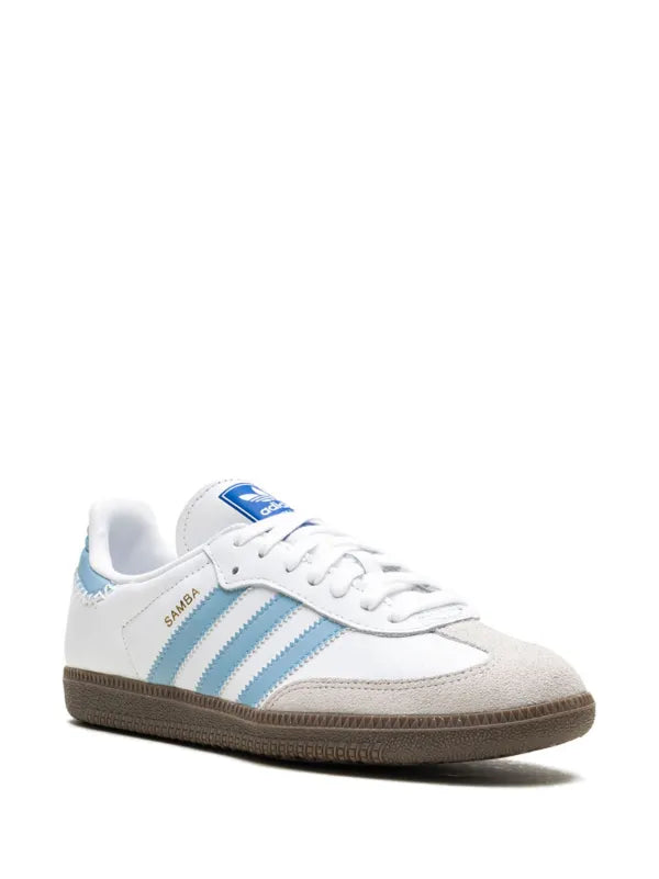 Adidas Samba White/ Blue