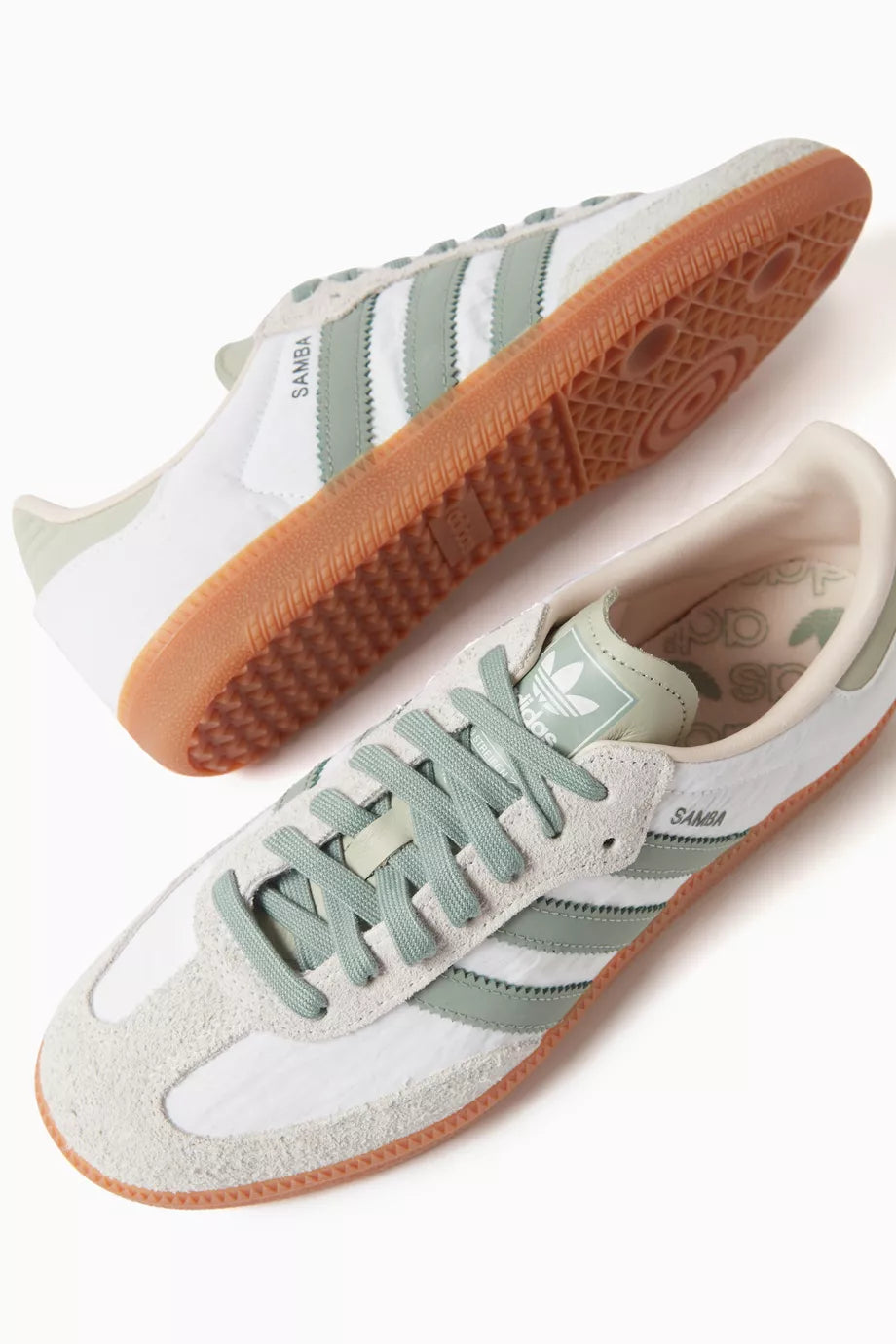 Adidas Samba White/ Green