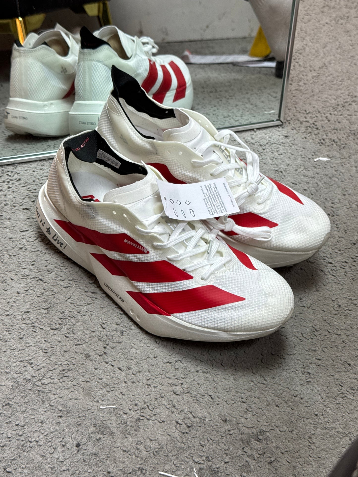 Adidas ADIZERO EVO SL White / Red
