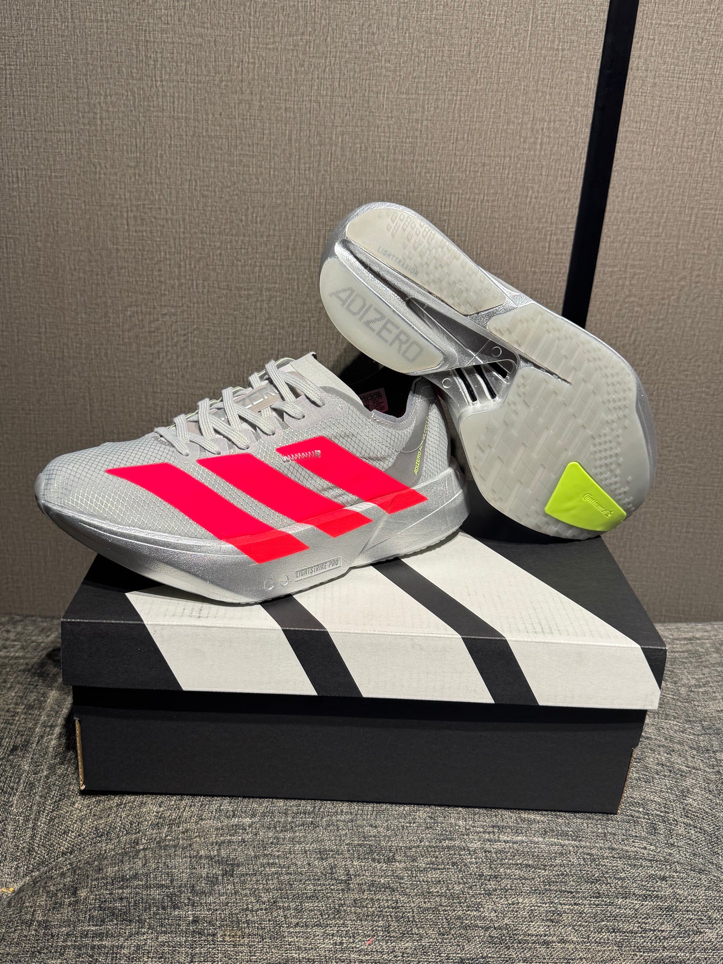 Adidas ADIZERO EVO SL Silver / Red