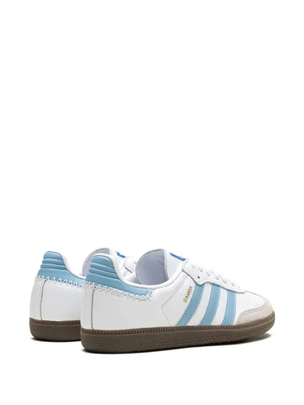 Adidas Samba White/ Blue