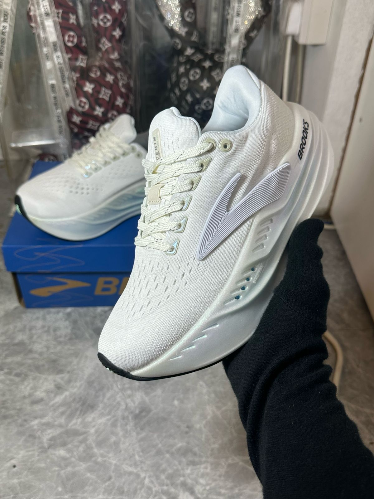 BROOKS Glycerin Max sneakers ‘White Sky Blue’
