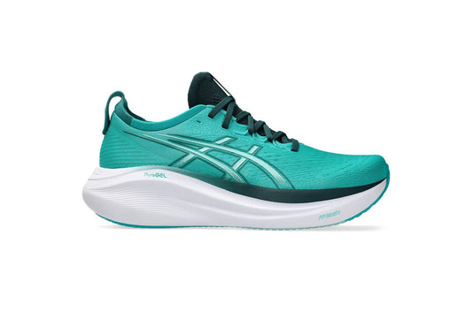 ASICS GEL NIMBUS 27 ‘WAVE TEAL/SAXON GREEN’